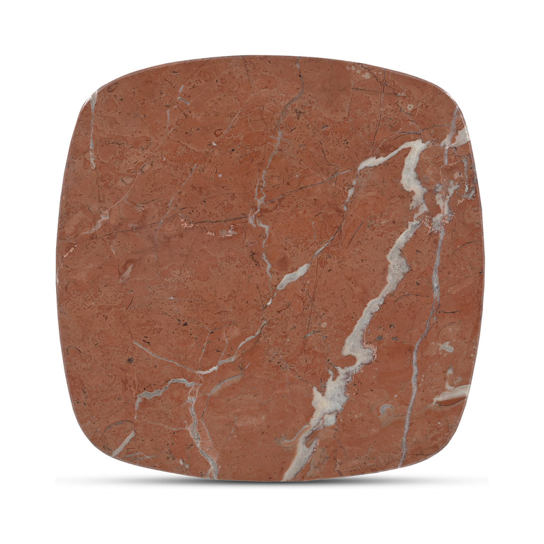 CARO SIDE TABLE ROSSO ALICANTE MARBLE