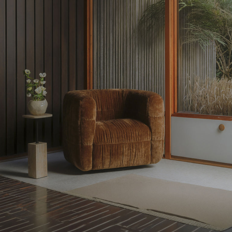 CARO SIDE TABLE ROSSO ALICANTE MARBLE