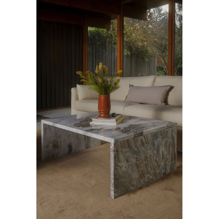 ROSA COFFEE TABLE ROSSO LEVANTO MARBLE