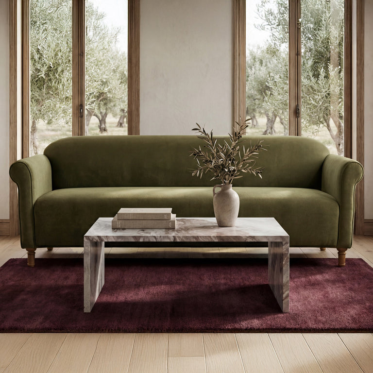 ROSA COFFEE TABLE ROSSO LEVANTO MARBLE