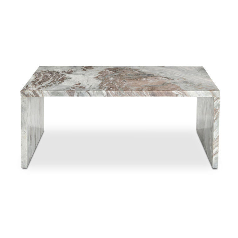 ROSA COFFEE TABLE ROSSO LEVANTO MARBLE