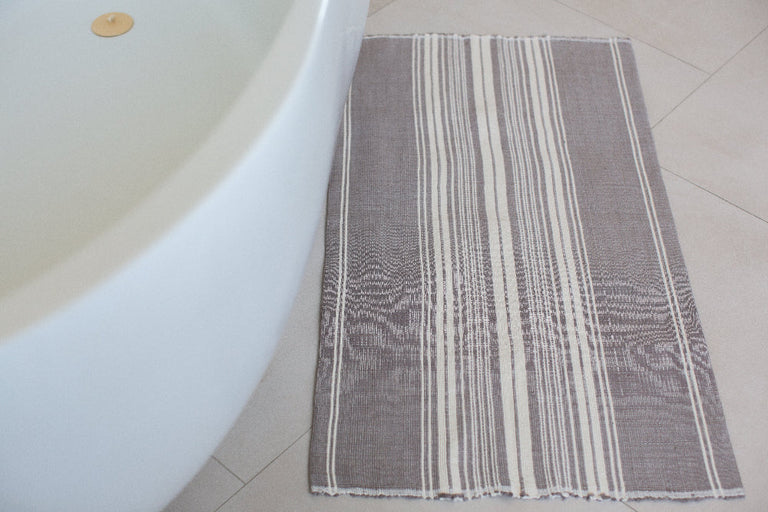 GENALE HANDWOVEN ETHIOPIAN COTTON BATH MAT | BATH
