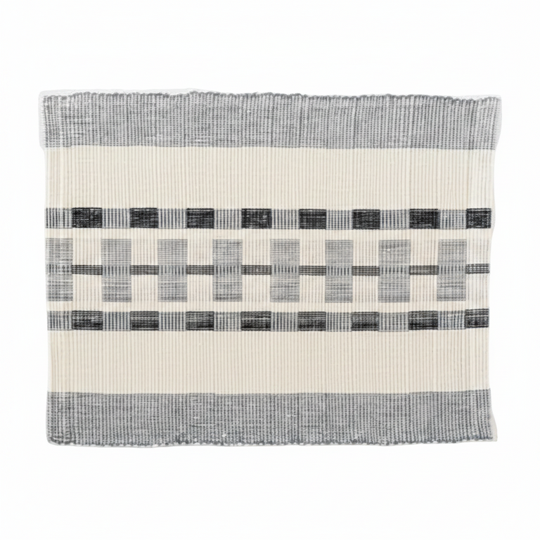 GONDER HANDWOVEN ETHIOPIAN COTTON PLACEMAT | SET OF 2 | ENTERTAINING