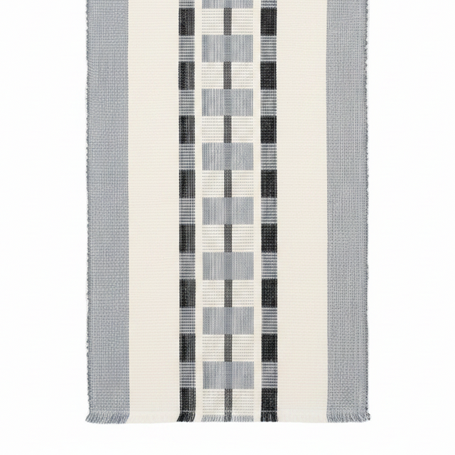GONDER HANDWOVEN ETHIOPIAN COTTON TABLE RUNNER | ENTERTAINING