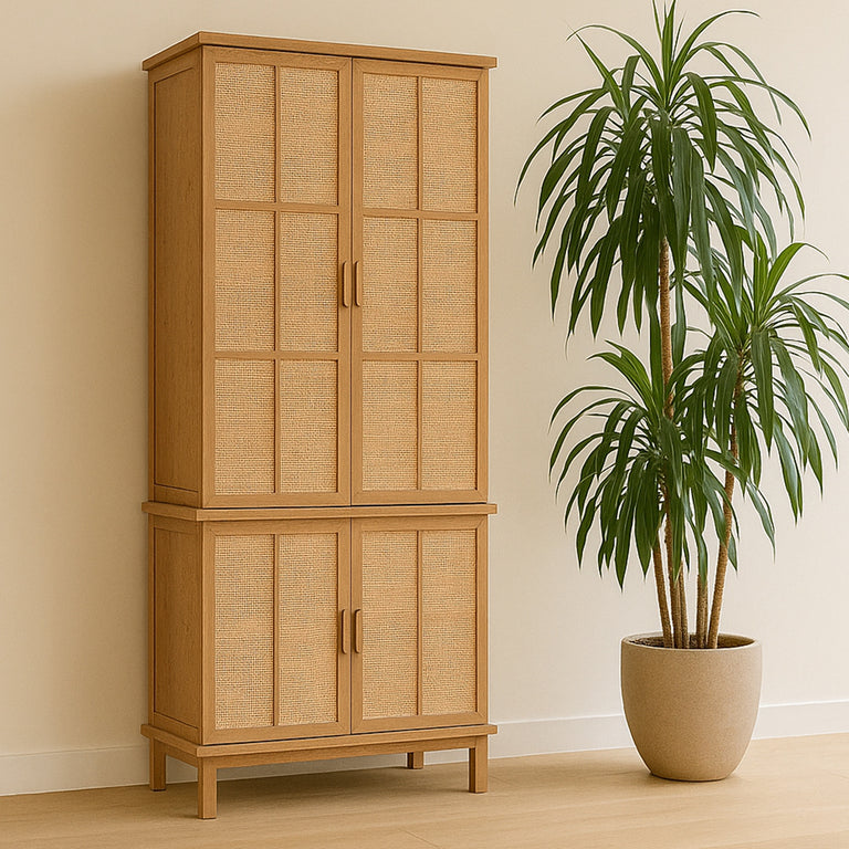 SEYMOUR TALL CABINET NATURAL