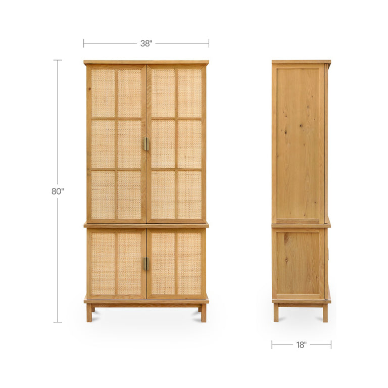 SEYMOUR TALL CABINET NATURAL