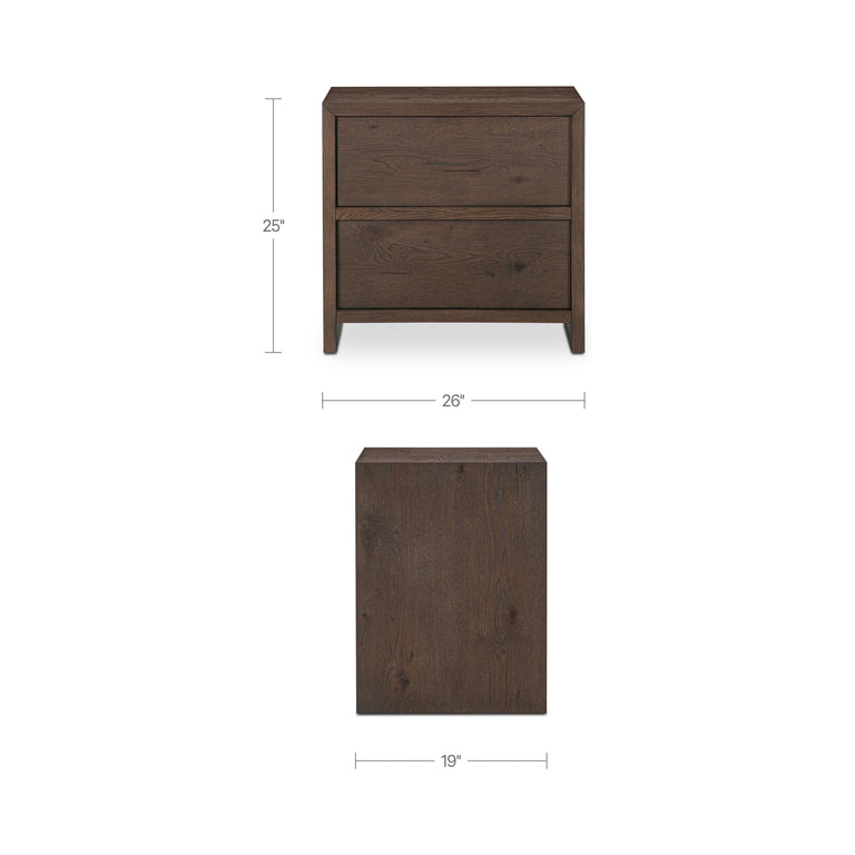 JENSON NIGHTSTAND BROWN