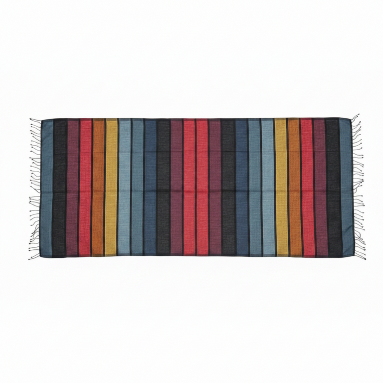 HASSATE HANDWOVEN ETHIOPIAN COTTON SHAWL | APPAREL