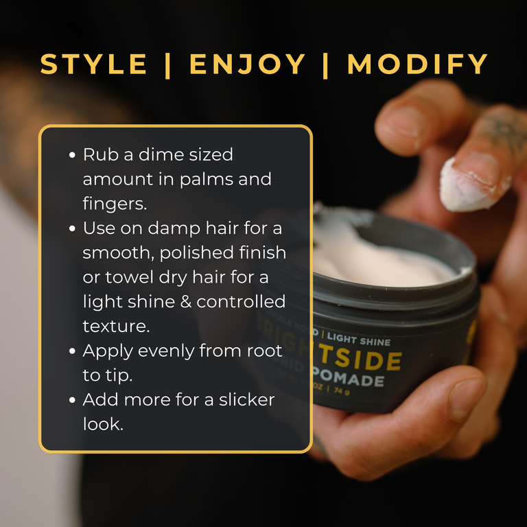 HYBRID POMADE BY BRIGHTSIDE | HAIR CARE & STYLING