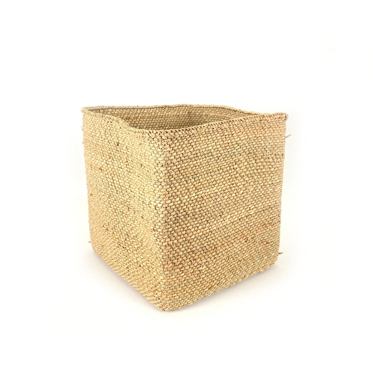 Square Natural Iringa Basket | BASKETS
