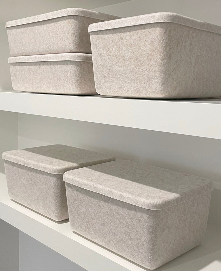 The Wide Tray | Sculpted Wide Lid | STORAGE