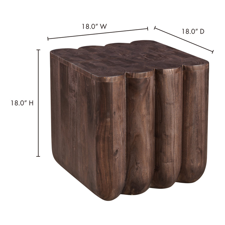 PUNYO PUNYO ACCENT TABLE ESPRESSO BROWN