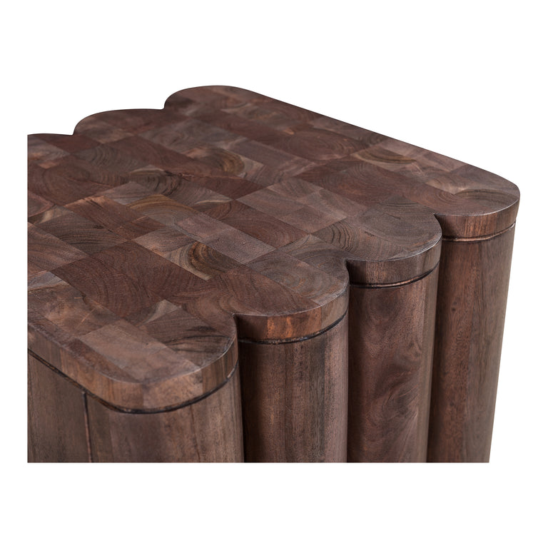 PUNYO PUNYO ACCENT TABLE ESPRESSO BROWN
