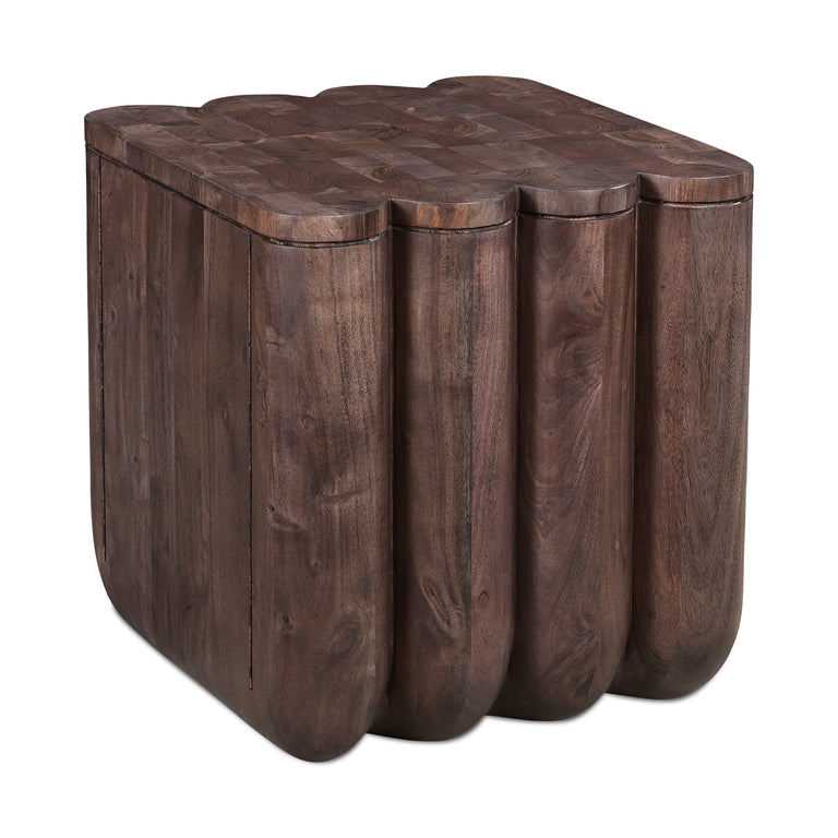 PUNYO PUNYO ACCENT TABLE ESPRESSO BROWN