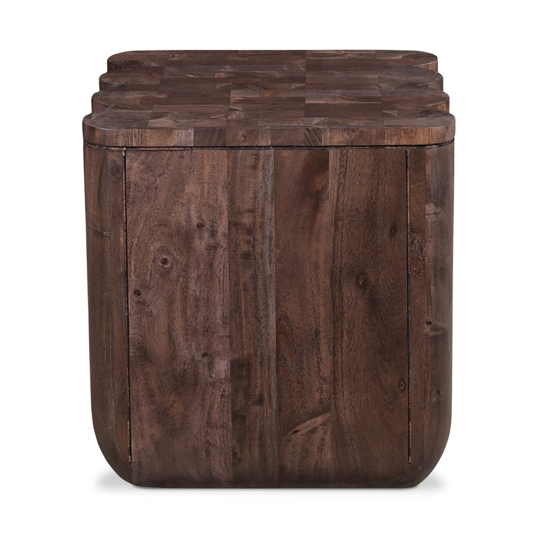 PUNYO PUNYO ACCENT TABLE ESPRESSO BROWN