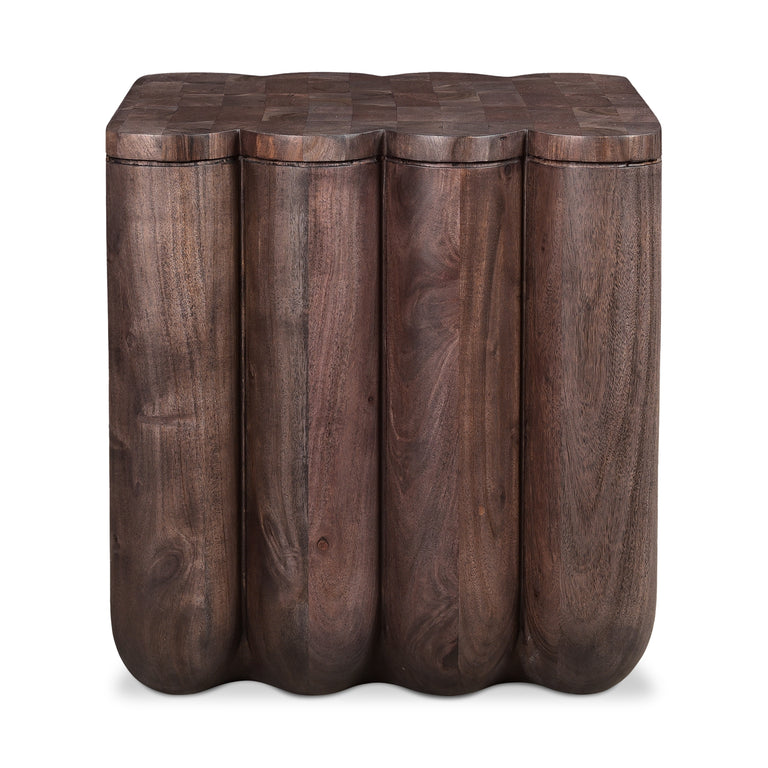 PUNYO PUNYO ACCENT TABLE ESPRESSO BROWN
