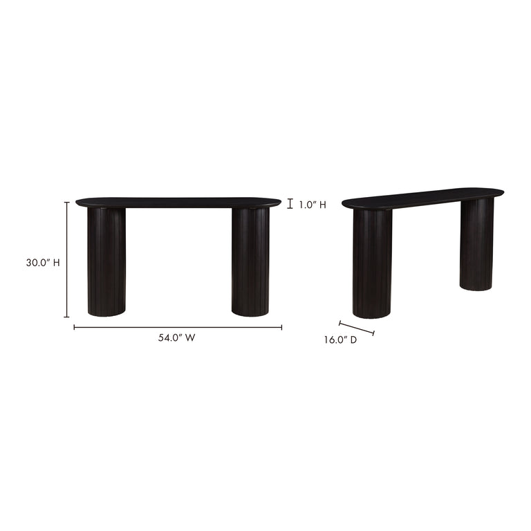 POVERA CONSOLE TABLE BLACK