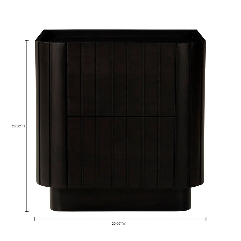 POVERA NIGHTSTAND BLACK