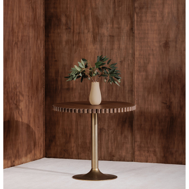 NOMI CAFE TABLE BROWN