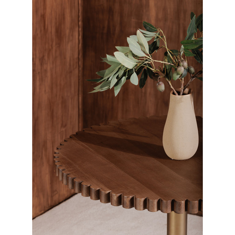 NOMI CAFE TABLE BROWN