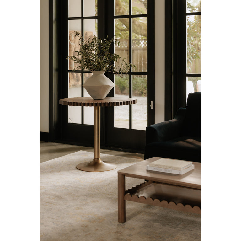 NOMI CAFE TABLE BROWN