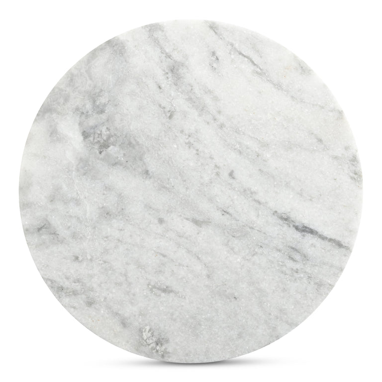EVELYN ACCENT TABLE ASHEN GREY MATRIX MARBLE