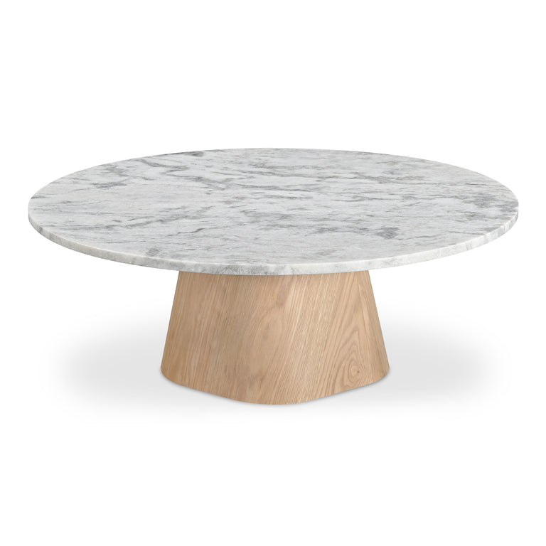 EVELYN COFFEE TABLE ASHEN GREY MATRIX MARBLE