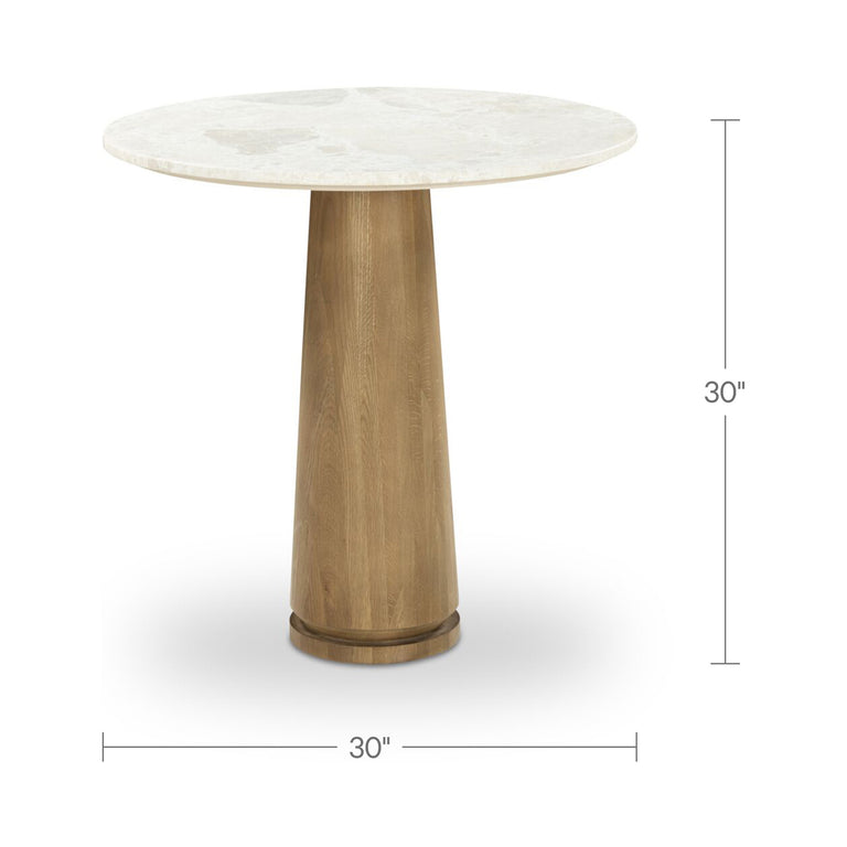 SAGE CAFE TABLE COSMOS MARBLE