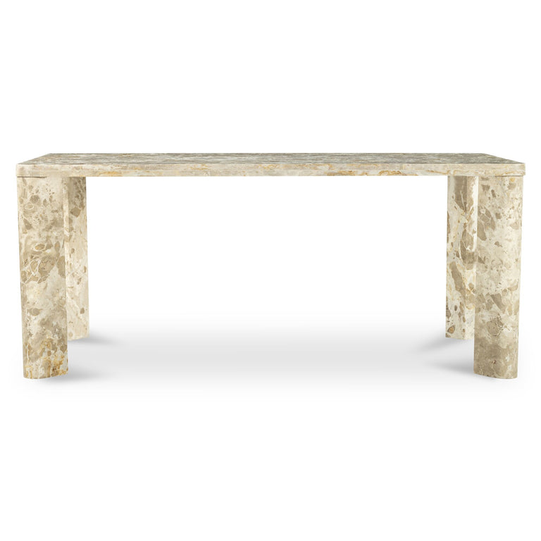 SEGMENT DINING TABLE PANTHER STONE BEIGE