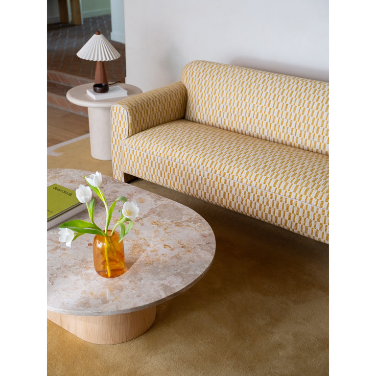 CARLY COFFEE TABLE PANTHER STONE