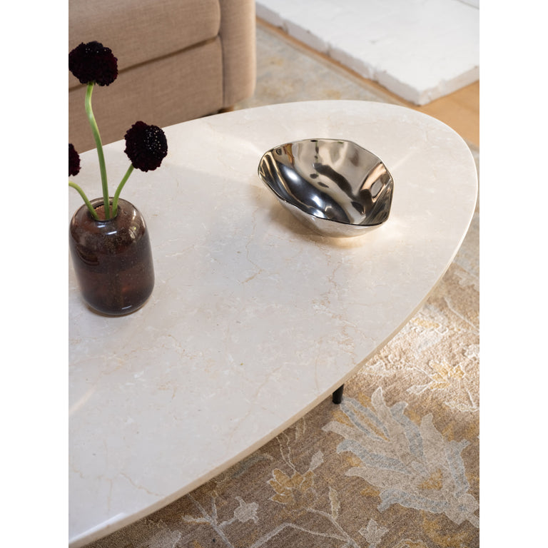 WINONA COFFEE TABLE BOTTICINO BEIGE MARBLE