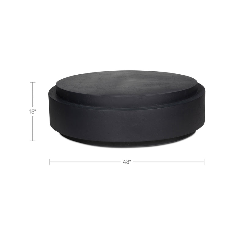 COSMO OUTDOOR COFFEE TABLE BLACK