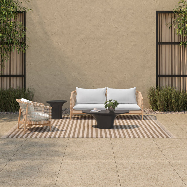 YUMI OUTDOOR COFFEE TABLE BLACK