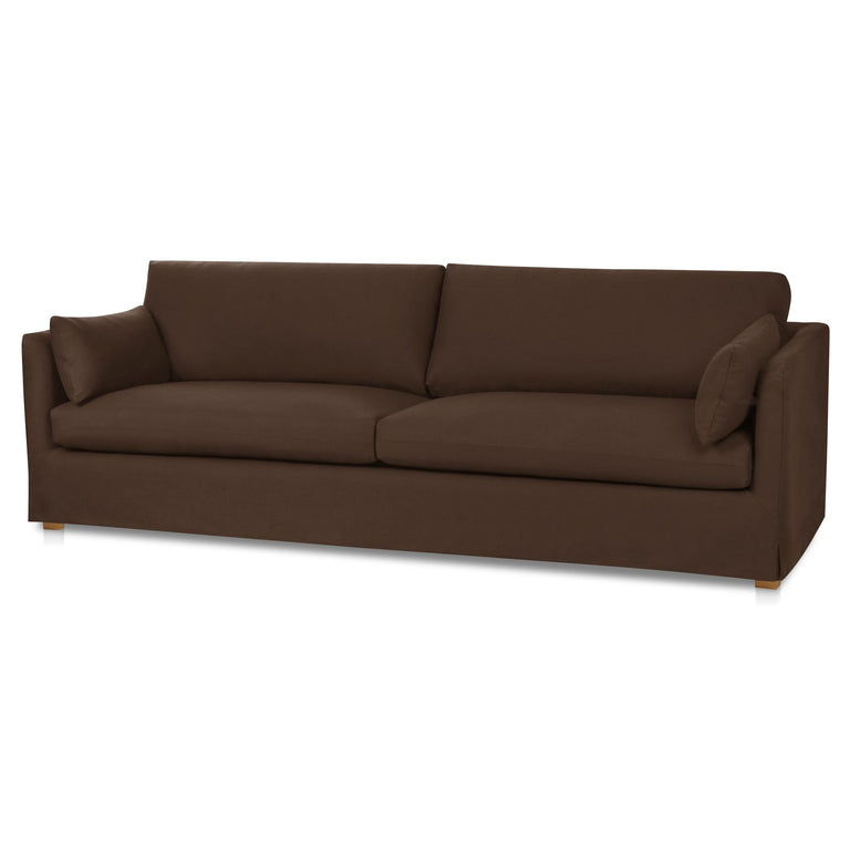 SHEA SOFA DARK BROWN
