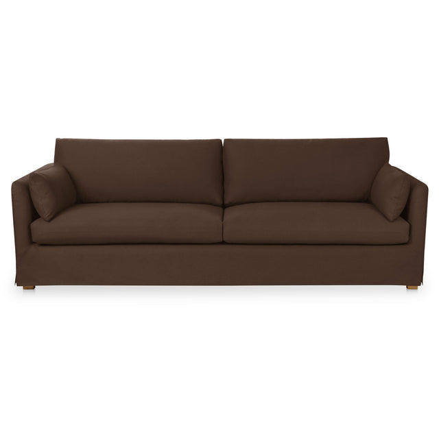 SHEA SOFA DARK BROWN