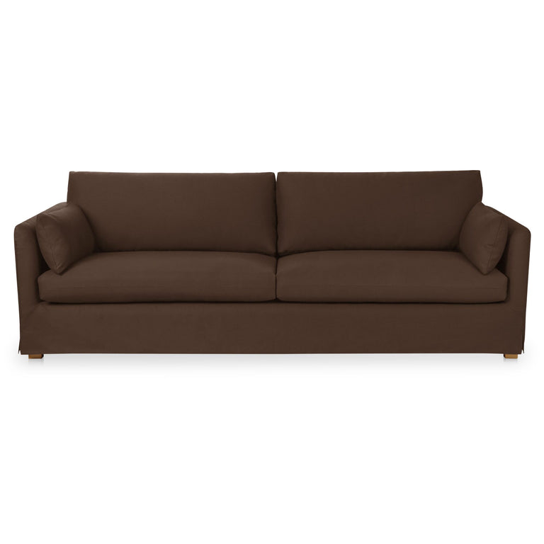 SHEA SOFA DARK BROWN