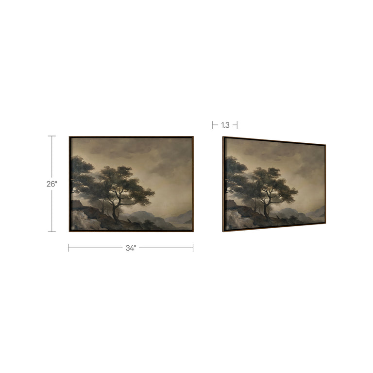 REVERIE FRAMED PAINTING