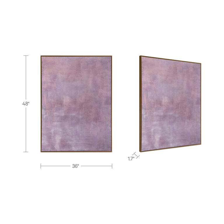 ENAMOR FRAMED PAINTING LAVENDER