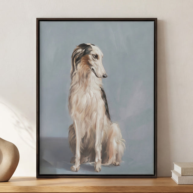 BLUE FRAMED PAINTING
