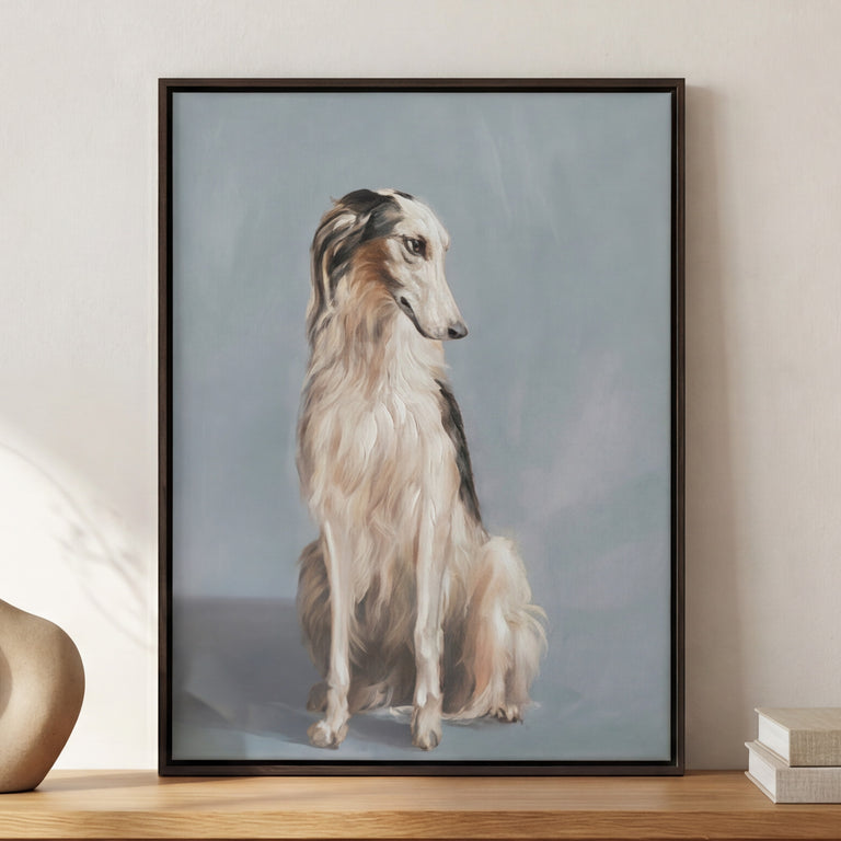 BLUE FRAMED PAINTING