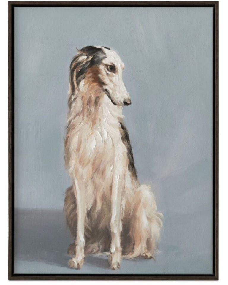 BLUE FRAMED PAINTING