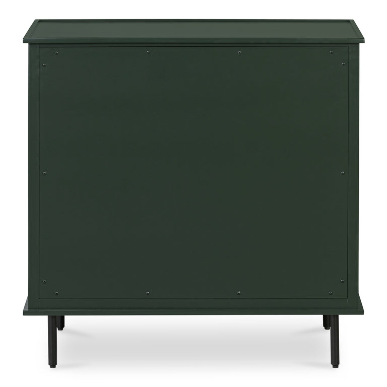 REAGAN 3 DRAWER NIGHTSTAND DEEP GREEN