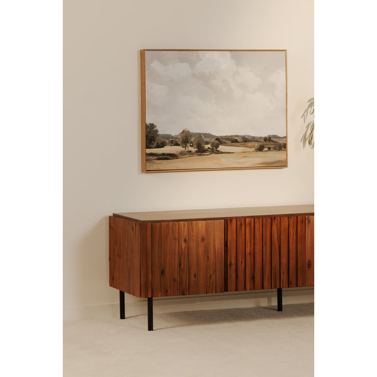 LINCOLN MEDIA CABINET BROWN