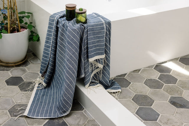 JAMMA HANDWOVEN ETHIOPIAN COTTON BATH TOWEL | BATH