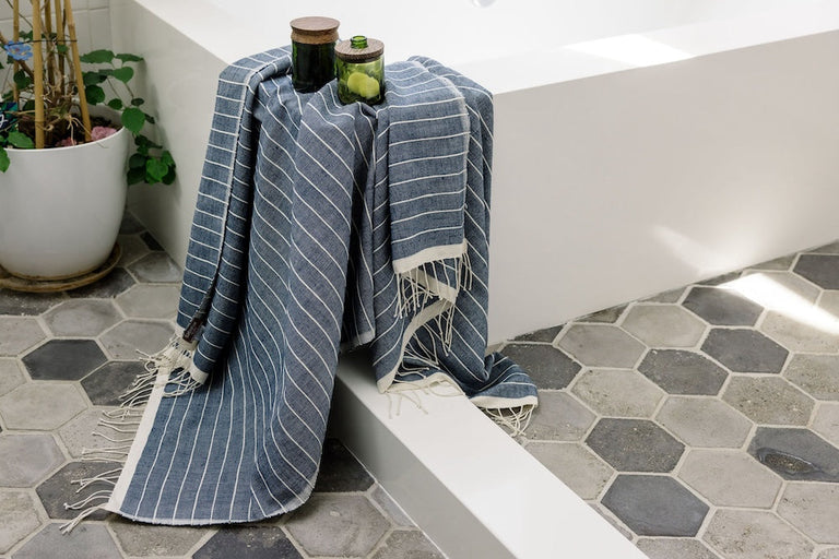 JAMMA HANDWOVEN ETHIOPIAN COTTON BATH TOWEL | BATH