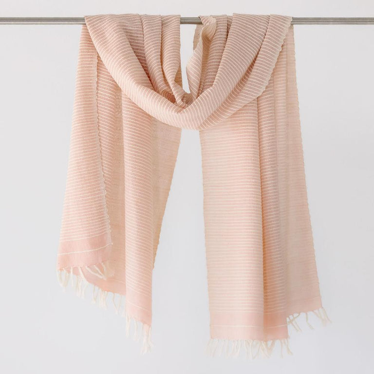 JUDITH HANDWOVEN ETHIOPIAN COTTON SHAWL | APPAREL