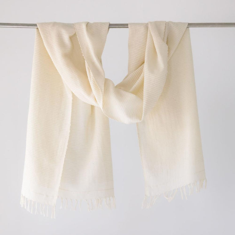 JUDITH HANDWOVEN ETHIOPIAN COTTON SHAWL | APPAREL