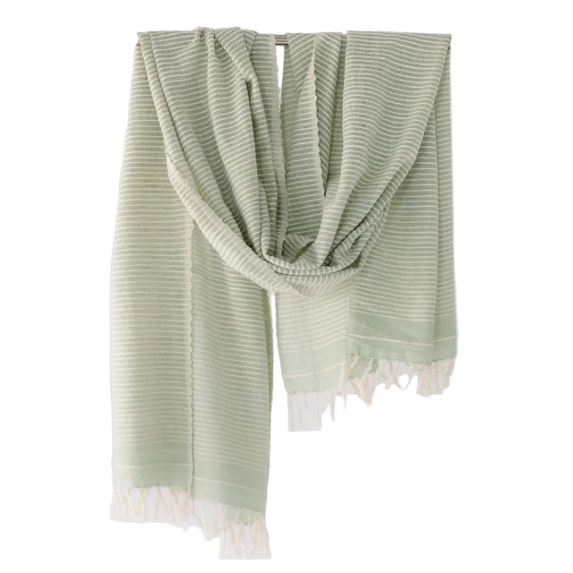 JUDITH HANDWOVEN ETHIOPIAN COTTON SHAWL | APPAREL