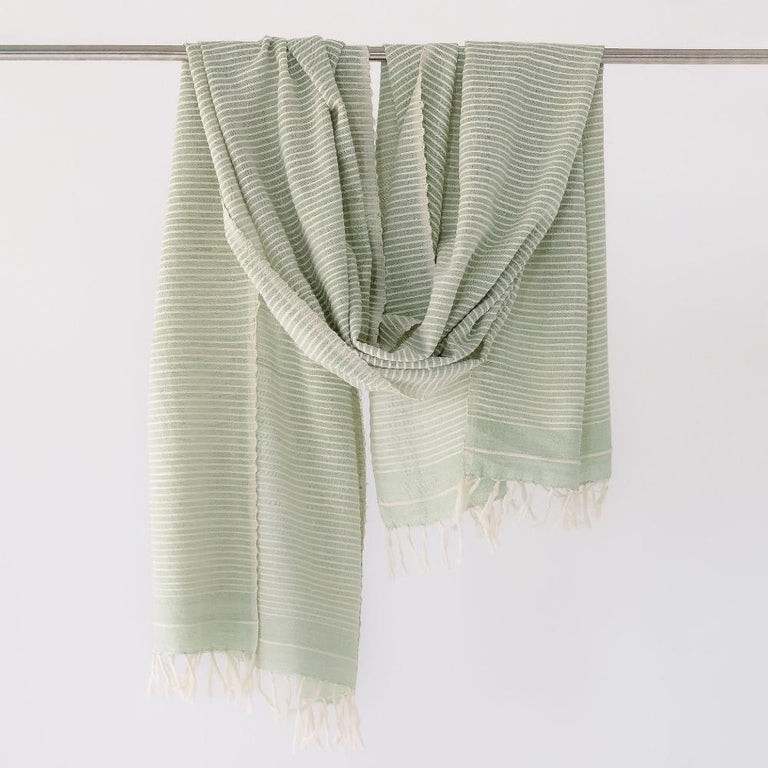 JUDITH HANDWOVEN ETHIOPIAN COTTON SHAWL | APPAREL
