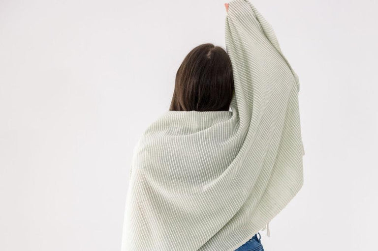 JUDITH HANDWOVEN ETHIOPIAN COTTON SHAWL | APPAREL